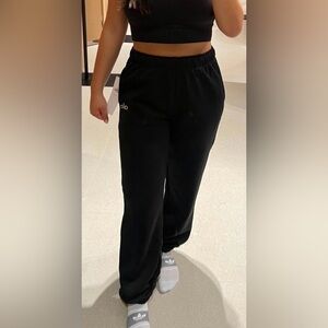 ALO Yoga Black Track Pants